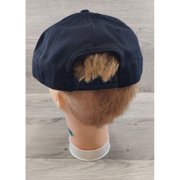 The Corps USS Milius DDG 69 Logo Blue Baseball Cap Snapback Hat Adjustable - Picture 3 of 8